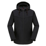 Arbetsjacka LEO Svart i Ripstop Stretch Softshell-tyg